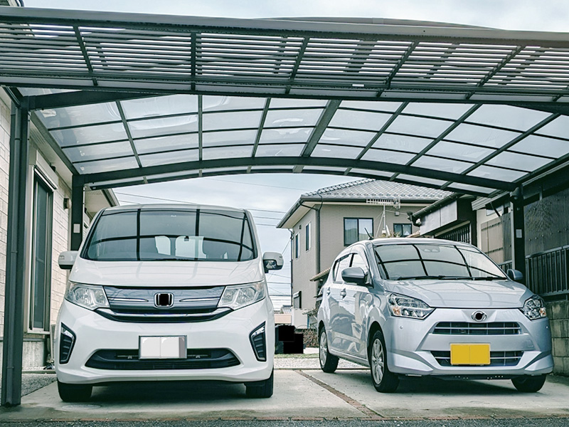 カーポート施工のイメージ